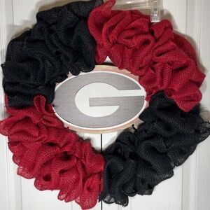 Handmade Georgia Bulldog Wreath